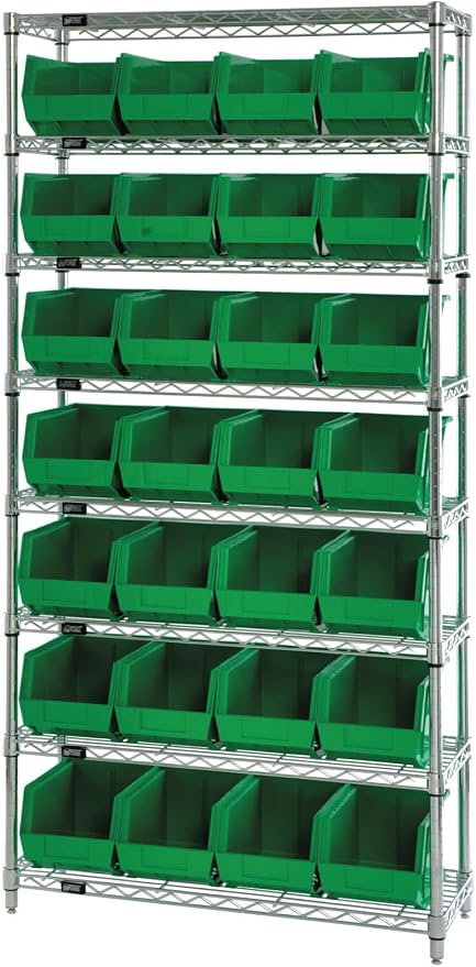 Quantum Storage QUS234 Heavy-Duty Stackable Plastic Storage Bins - Image 5