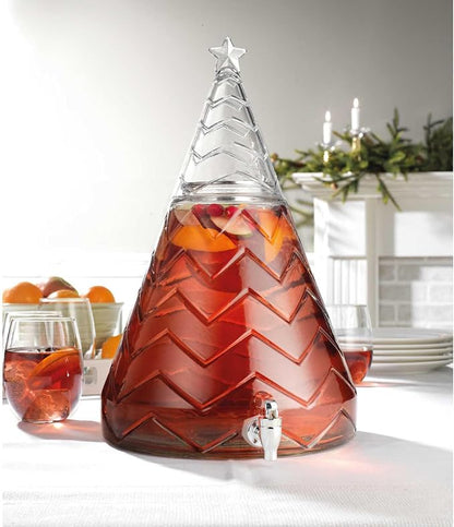 Christmas Tree Glass Drink Dispenser - Image 4
