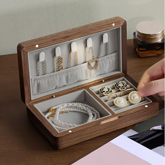 LadyRosian Wooden Small Jewelry Box by LadyRosian