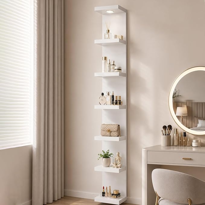 LitaEther Versatile 7 Tier Wall Shelf Unit, Display Floating Shelf - Image 2