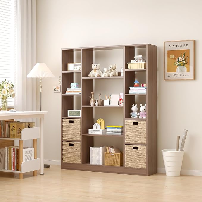 Cube Storage Bookcase with Base - Image 5