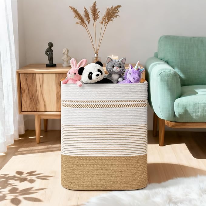 Laundry Hamper, 95L Tall Laundry Basket - Image 2