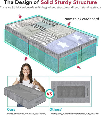 Onlyeasy Breathable Under Bed Storage Bags - Image 4