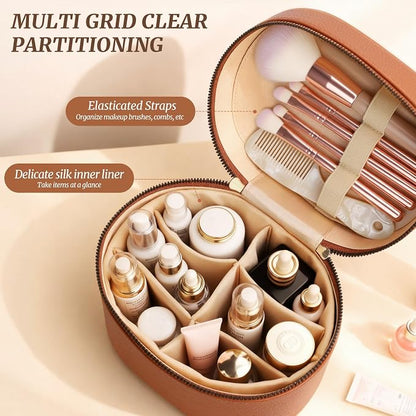 Makeup Case for Women, Travel Make Up Bag Organizer - Image 3