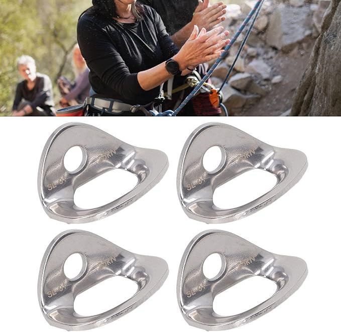 Yosoo Health Gear 10Pcs 316 Stainless Steel Climbing Bolt Hanger, 25KN Rock - Image 8