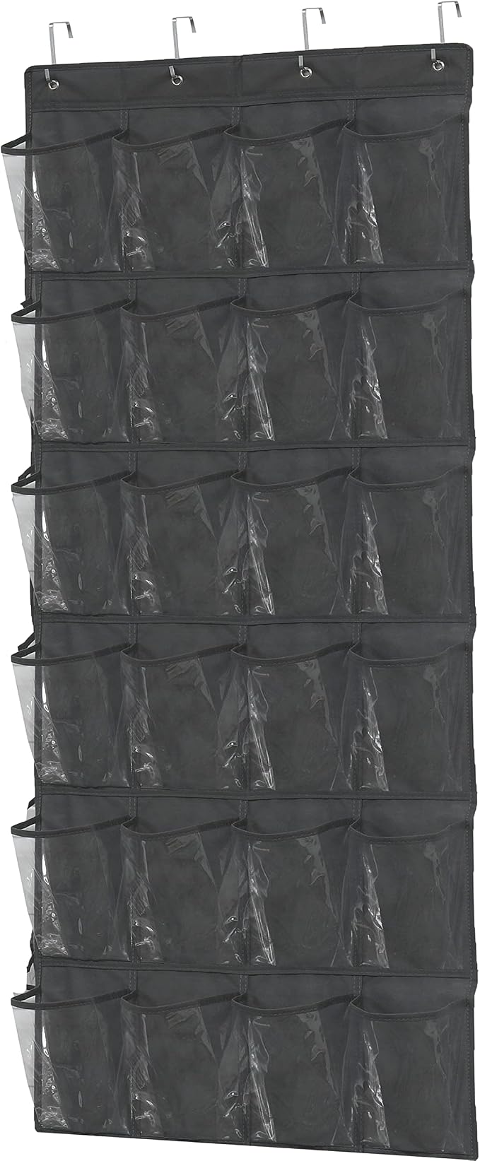 Simple Houseware 24 Pockets Large Clear Pockets Over The Door Hanging Shoe by SimpleHouseware
