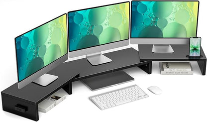 BONTEC Triple Monitor Stand Riser by BONTEC