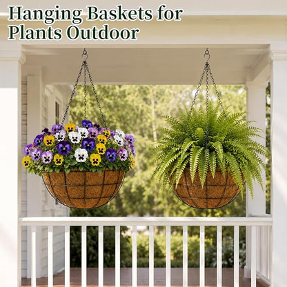 10" Hanging Baskets for Plants Outdoor - Image 2