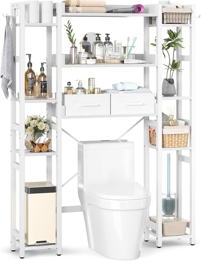 Over The Toilet Storage with 2 Drawers by Besiost