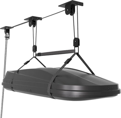 Cargo Box Pulley System for Garage Storage, Heavy-Duty by Unknown