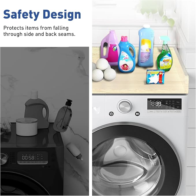 Washer Dryer Countertop: 27.5" x 54" Laundry Topper - Image 4