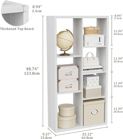 VDNEND Cube Storage Organizer Bookcase, Decorative 11 inch Open Back Cubical - Image 2
