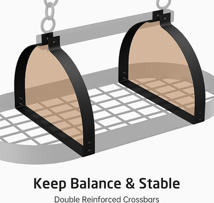KES Ceiling Pot Rack 34-Inch Hanging Pot Rack - Image 4