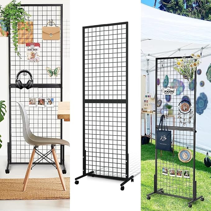 Grid Wall Panels, 2 Packs 2'x 6' Gridwall Panels Tower - Image 4