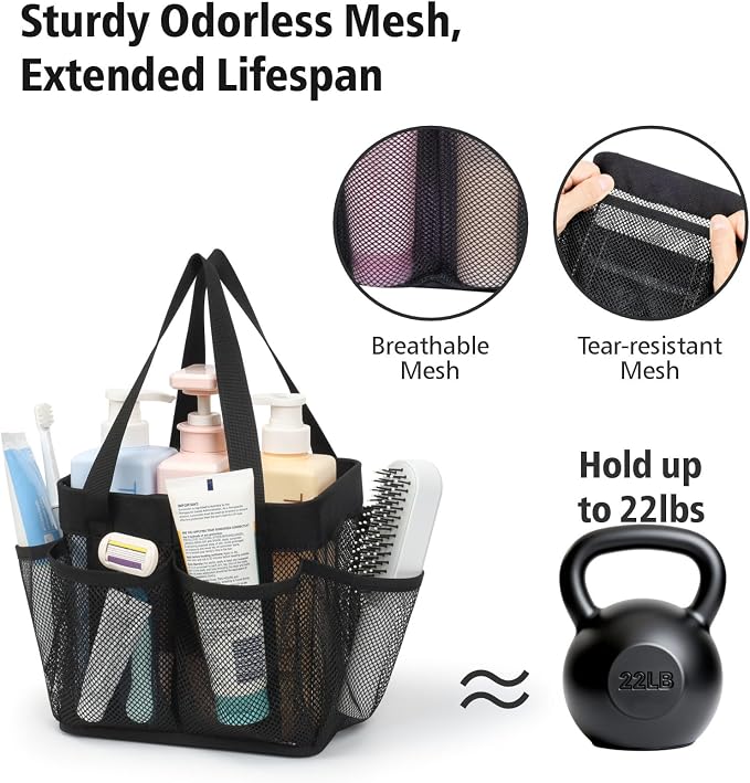 F-color Mesh Shower Caddy Portable - Image 5