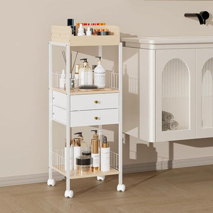 Makeup Organizer Cart Shelf Floor Skincare Organizers Make Up and Station - Image 4