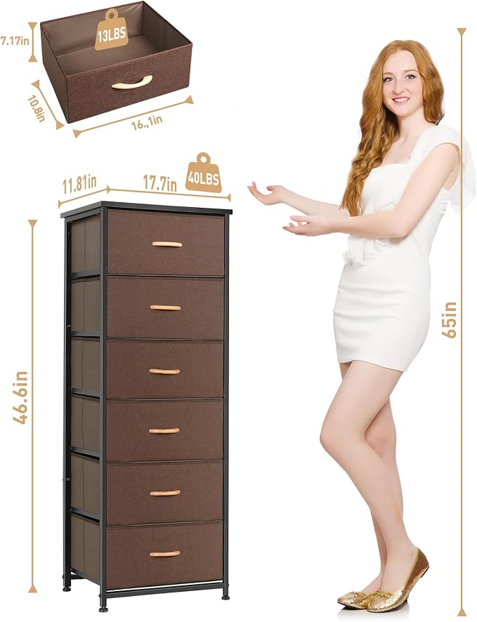 Mifuro Tall Dresser for Bedroom - Image 3
