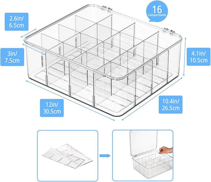 Tea Bags Organizer with Lid: Tea Bag Holder - Image 3