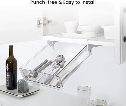 vacane Under Shelf Storage Drawer, Under Cabinet Spice Rack, Spice Organizer - Image 3