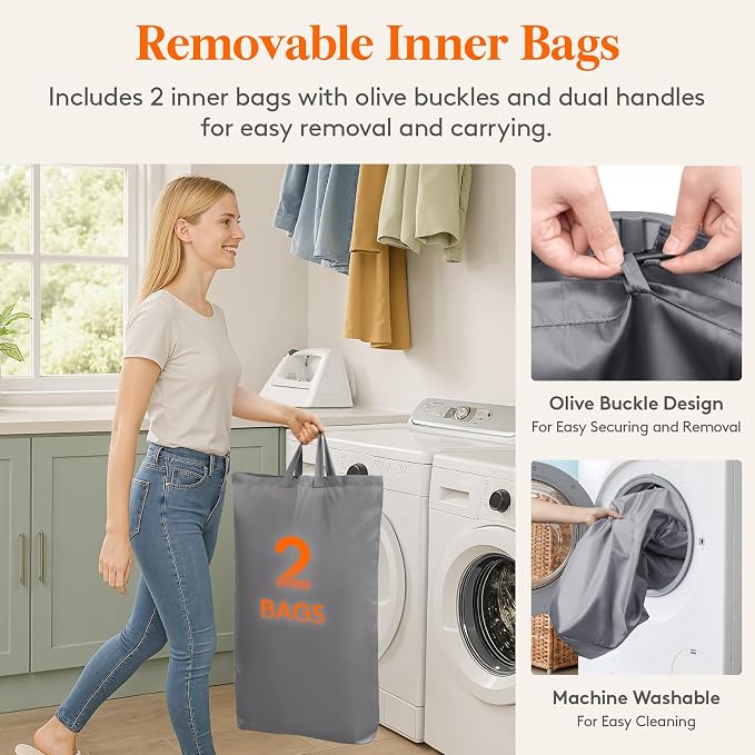 Lifewit 145L Large Laundry Basket - Image 6