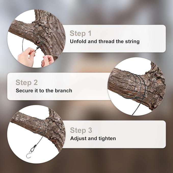M METERXITY 2-Pack Bird Feeder Hanger - Image 5