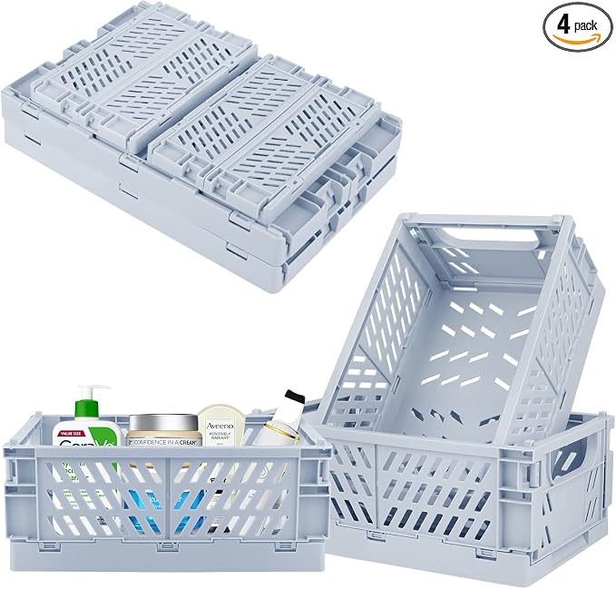 Plastic Storage Baskets for Desk Organizing, Office Drawer Organizer, 2 by Weraher