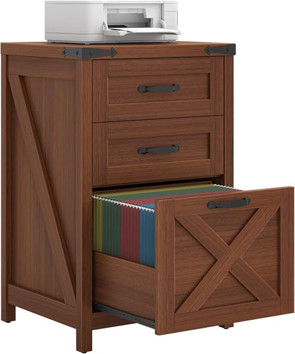Halitaa Small Farmhouse File Cabinet by Halitaa