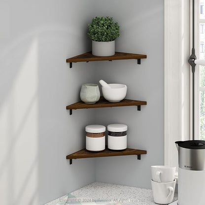 Furinno Rossi Triangle Floating Shelves - Image 2