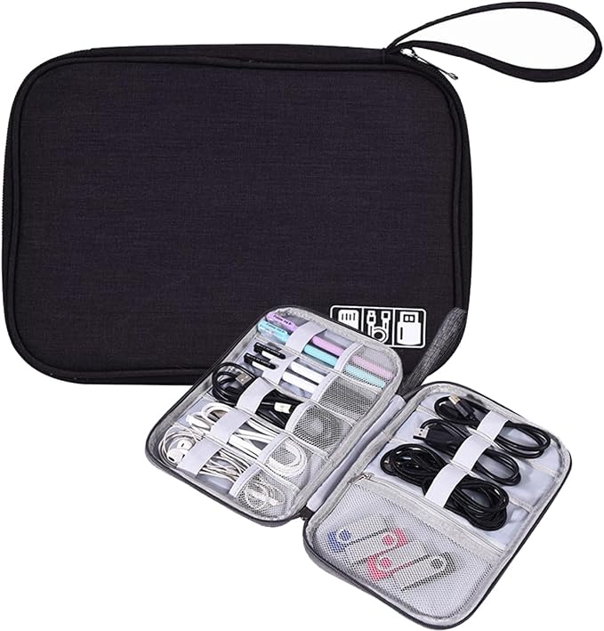 Organizer Case Small Electronic Devices USB Charger Accessories Mouse Phone by AYANICA