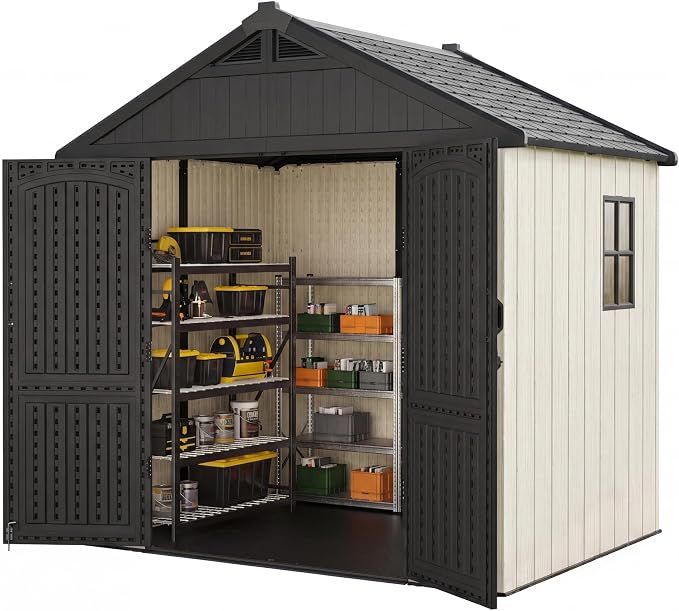 Devoko Plastic Outdoor Storage Shed - Image 8