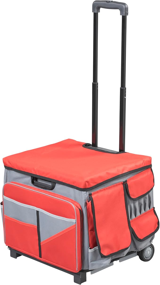 Mobile Utility Cart with Storage Organizer Bag, Rolling Cart by Unknown