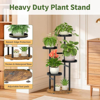 LASZOLA 4 Tier Metal Plant Stand - Image 3