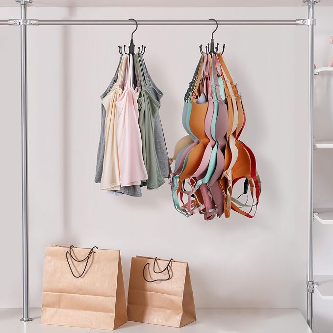 ZEDODIER Tank Top Hanger, Rotatable Bra Organzier - Image 6