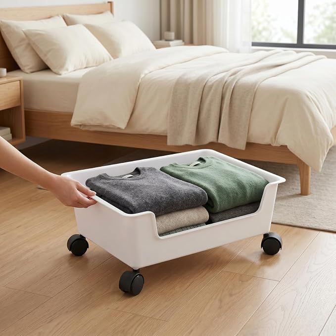 Noamus 3 Pack Under Bed Storage, Underbed Toys Storage Containers - Image 3