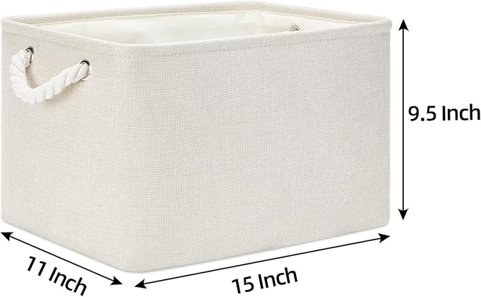 Bidtakay Baskets Collapsible Large Toy Storage Baskets - Image 5