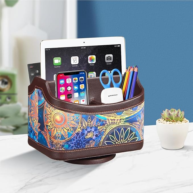 Remote Control Holder, Swivel TV Remotes Caddy - Image 7