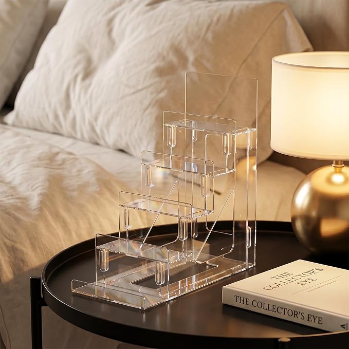 Acrylic Clear Wallet Organizer Holder, Purse Table Display Storage Rack - Image 3