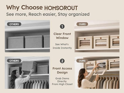 Homsorout Large Closet Storage Organizer - Image 6