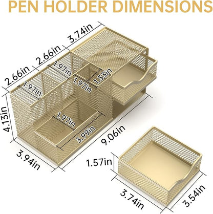 Mesh Desk Organizer, Pen Organizer - Image 2