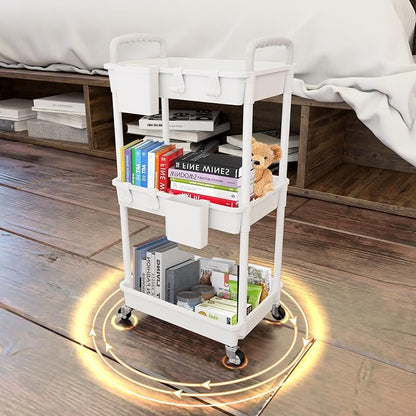 3 Tier Rolling Utility Cart - Image 3