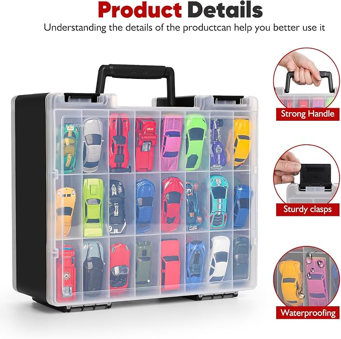 Sturdy Toy Storage Carrying Case - Image 4