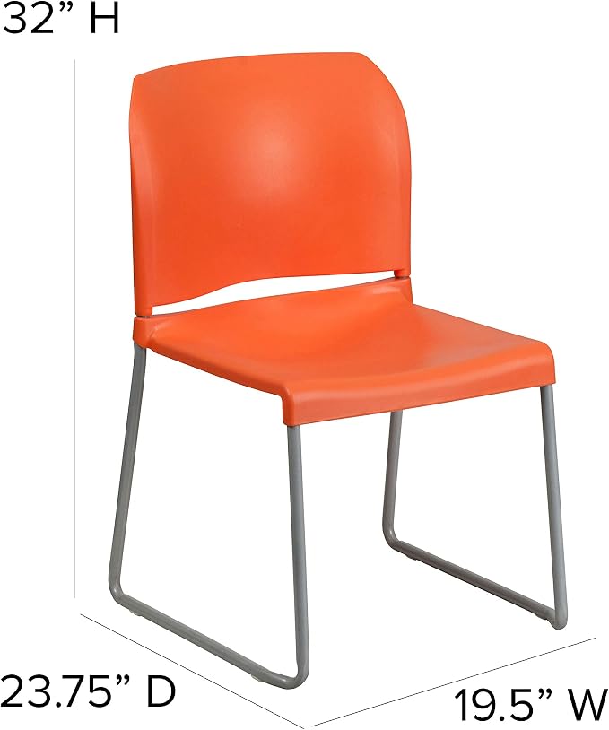 Flash Furniture Hercules Series Contoured Stacking Chairs - Image 3