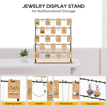 ORLESS 2 Pcs Jewelry Display for Vendors, Earring Display Stand for Selling - Image 2