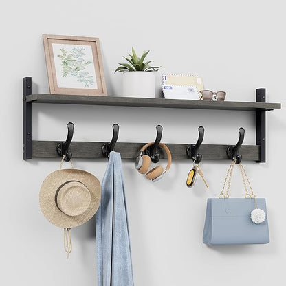 Tatub 29" Rustic Coat Rack Wall Mount by Tatub