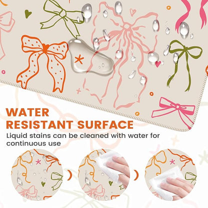 iCasso Desk Mat for Keyboard and Mouse, Large Mouse Pad for Desk, Desk Matt for - Image 5
