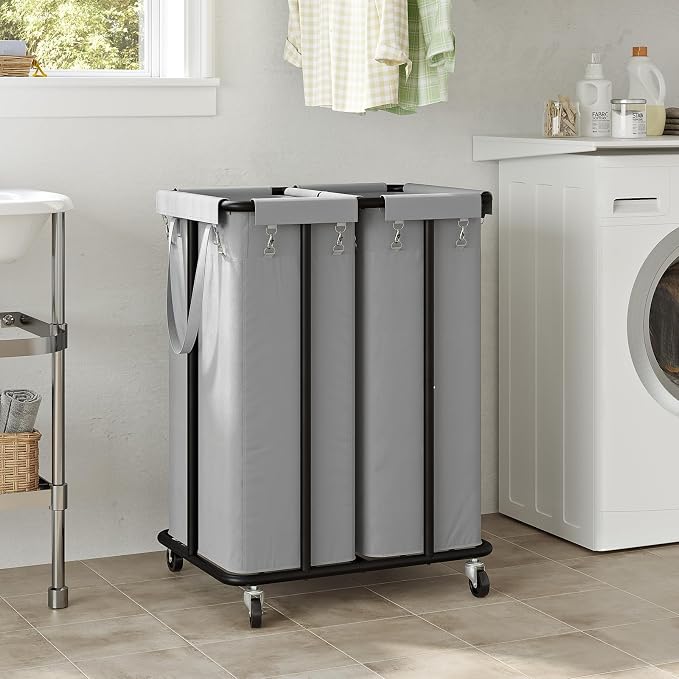 WOWLIVE Double Laundry Hamper - Image 2