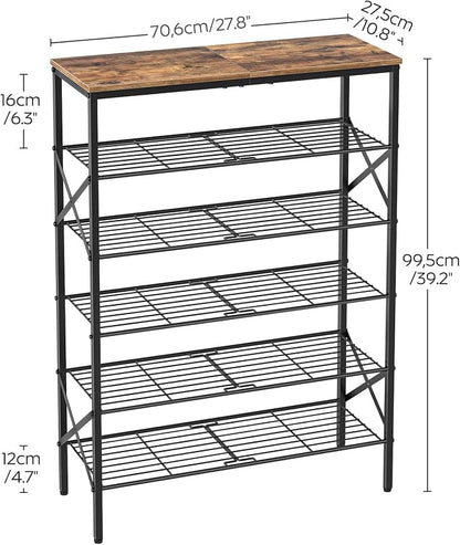YATINEY 6-Tier Shoe Rack, Shoe Storage Organizer - Image 3
