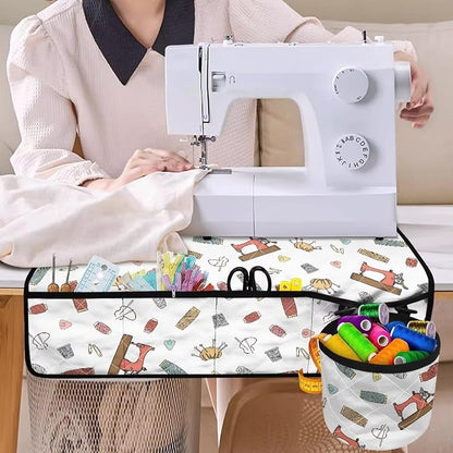 Sewing Machine Mat Sewing Machine Carrying Pad Foldable Thread Holder Pad - Image 3