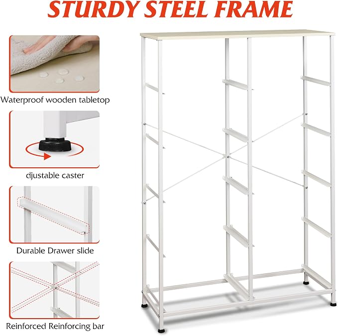 WLIVE Tall Dresser for Bedroom - Image 7