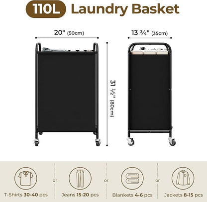 GRANNY SAYS 110L Laundry Hamper, Large Laundry Basket - Image 2